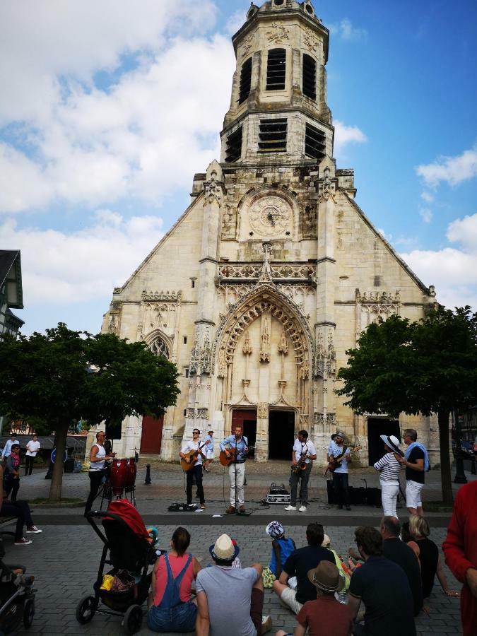 Un Parfum D'Embruns Hypercentre Honfleur, Fibre Lägenhet Exteriör bild